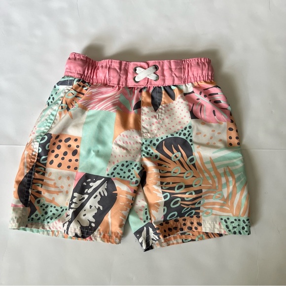 Cat & Jack Swim Shorts Trunks Lot Of 3 Size 4T Dinosaur Smiley Face Checker - Picture 13 of 16